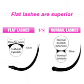 LASHPIRE® ECO COLLECTION 0.15mm MIX LENGTH Ellipse Flat Cashmere Classic Lash Tray